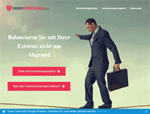 Tablet Screenshot of firmenversicherung.net